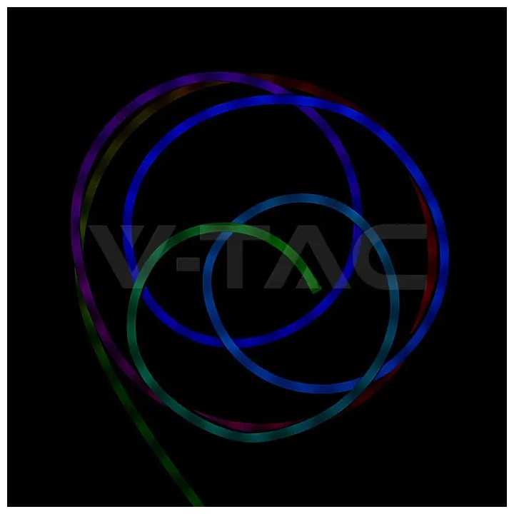 Kit banda LED NEONFLEX MAGIC RGB 5m 5VDC IP20 + telecomanda V-tac SKU-24050