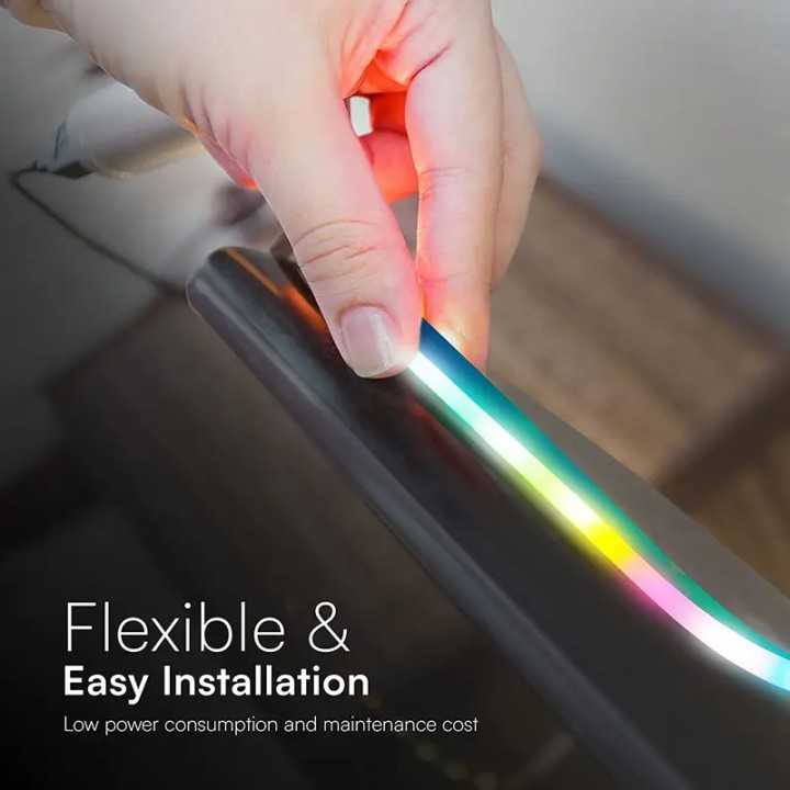 Kit banda LED NEONFLEX MAGIC RGB 5m 5VDC IP20 + telecomanda V-tac SKU-24050