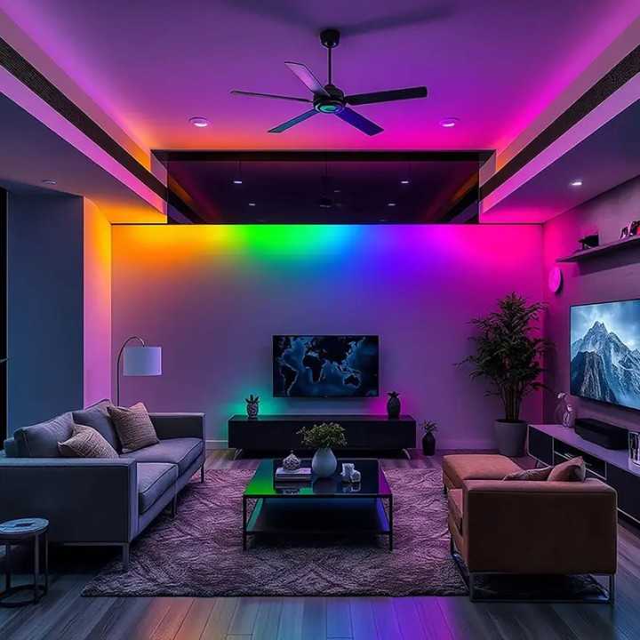 Kit banda LED NEONFLEX MAGIC RGB 5m 5VDC IP20 + telecomanda V-tac SKU-24050