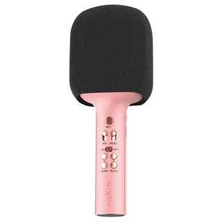 Microfon Karaoke Bluetooth cu difuzor incorporat roz maXlife MXBM-600 OEM0200494