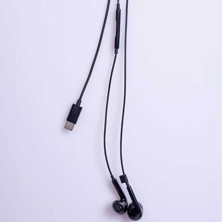 Casti stereo si microfon USB-C 1.2m negru maXlife MXEP-04