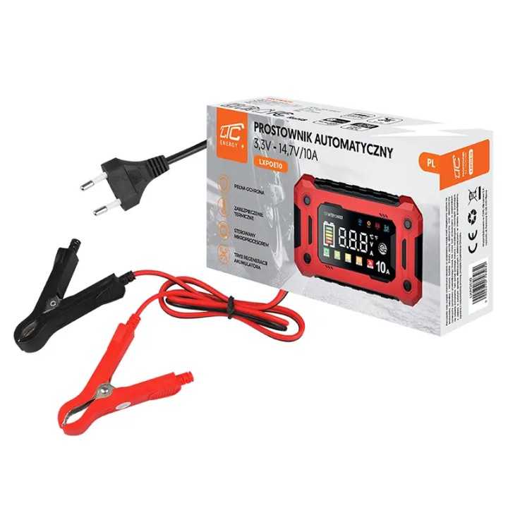 Incarcator HYBRID automat acumulatori AGM /GEL /LiFePO4 3.3-14.7V /10A LTC LXPOE10