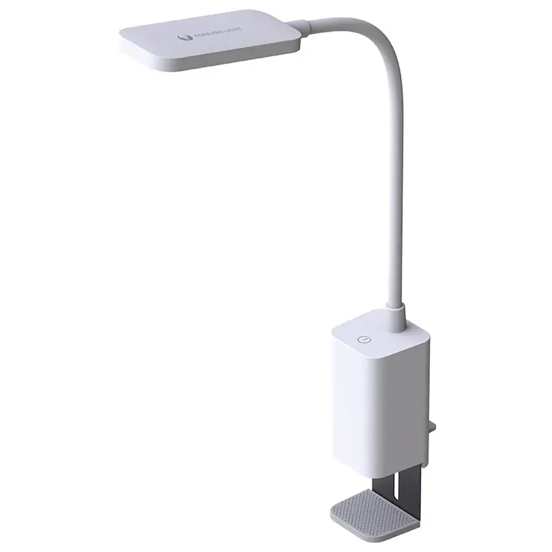 Lampa LED de birou 6W 4000K cu acumulator 1200mAh cu prindere clip masa /birou alb KIRSTEN FLB-10