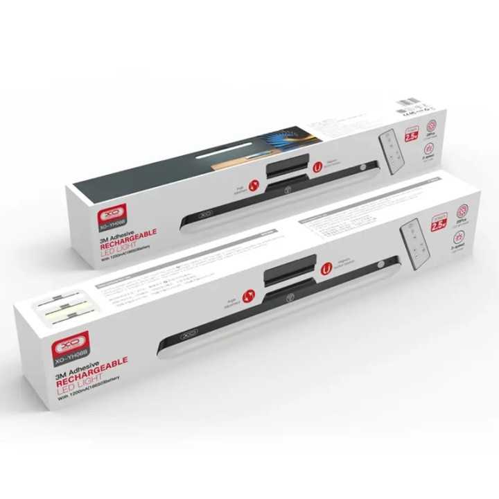 Lampa LED 2.5W /3000-5000K + telecomanda si acumulator 1200mAh negru XO-YH08B