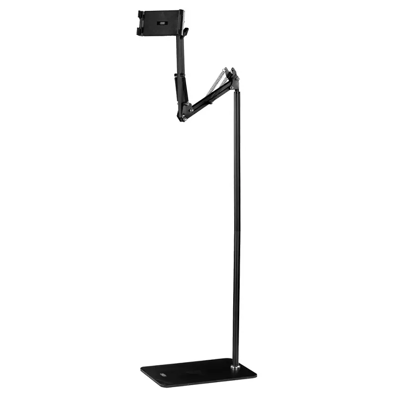 Suport portabil max. 1.35m pentru smartphone cu brat reglabil negru XO-C137
