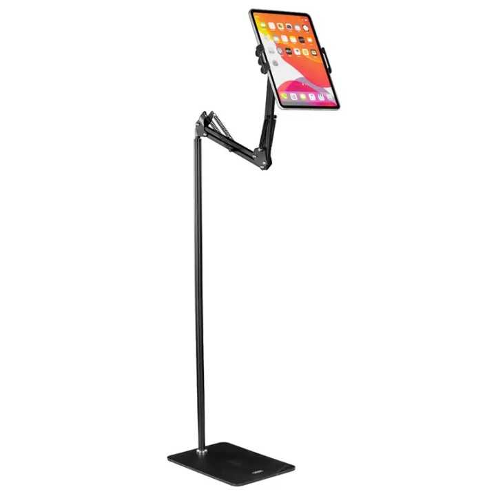 Suport portabil max. 1.35m pentru smartphone cu brat reglabil negru XO-C137