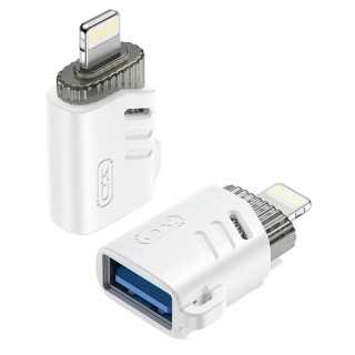 Adaptor OTG Lightning tata la USB A mama alb XO-NB256A