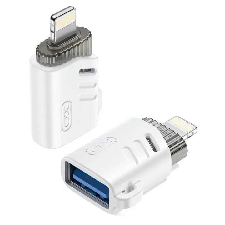 Adaptor OTG Lightning tata la USB A mama alb XO-NB256A