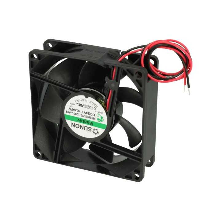 Ventilator DC axial 24V 0.96W 80x80x25mm 28dBA Vapo Sunon MF80252V3-A99-A