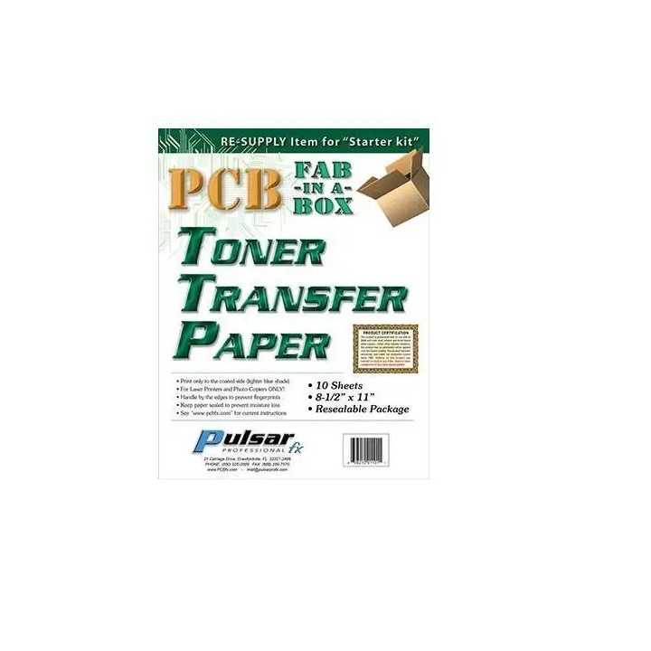 Set 10buc hartie transfer (PNP) A4 216x279mm