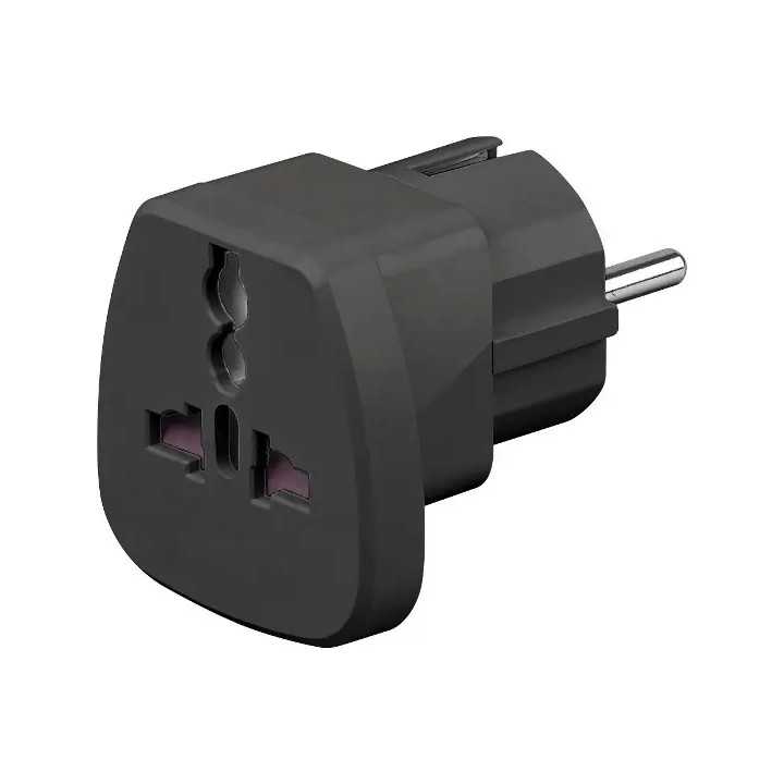 Adaptor Universal la CEE 7/7 negru 3680W 16A nu converteste tensiunea