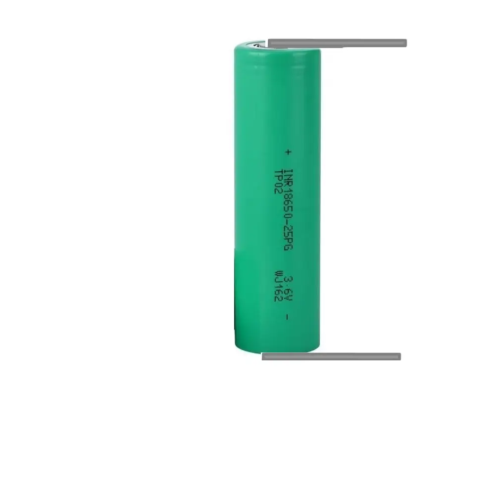 Acumulator TENPOWER 18650 LI-ION 2500mA 20A cu lamele sudate in U INR18650-25PG-U