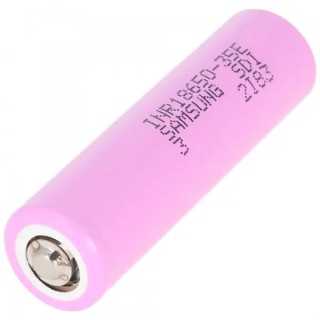 Acumulator 18650 SAMSUNG LI-ION 3450mAh 8A cu button top INR18650-35E-TP