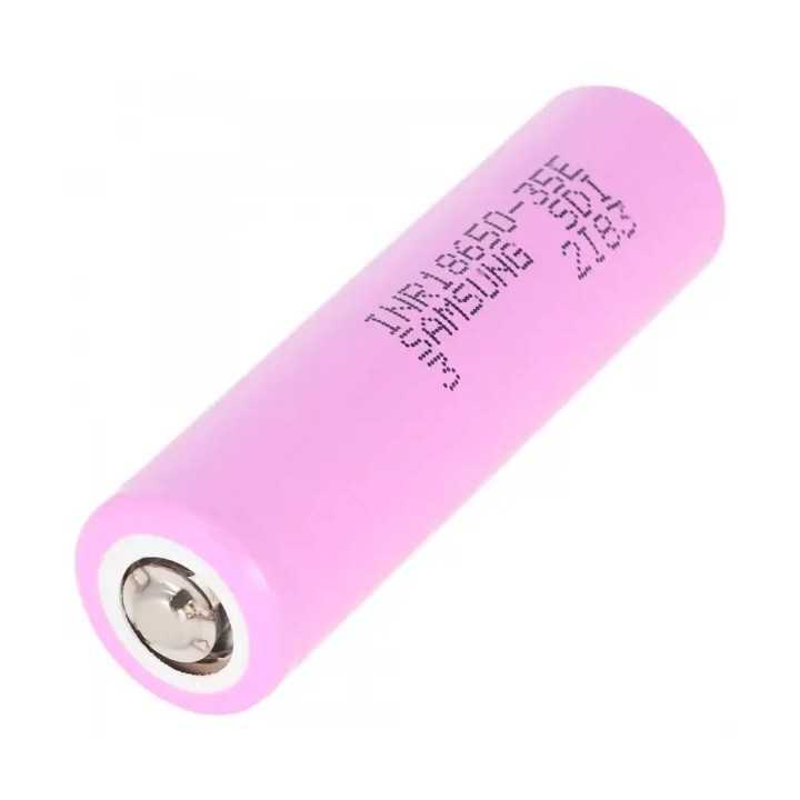 Acumulator 18650 SAMSUNG LI-ION 3450mAh 8A cu button top INR18650-35E-TP