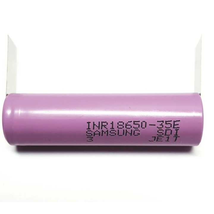 Acumulator 18650 SAMSUNG LI-ION 3450mAh 8A cu terminale in U INR18650-35-U