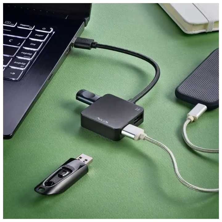 Hub USB 3.0 4 porturi 5Gbps NGS IHUB 3.0 TINY compact /portabil