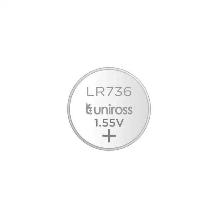 Set 10 baterii buton alcaline Uniross AG3 /LR736 /LR41 2409277-10