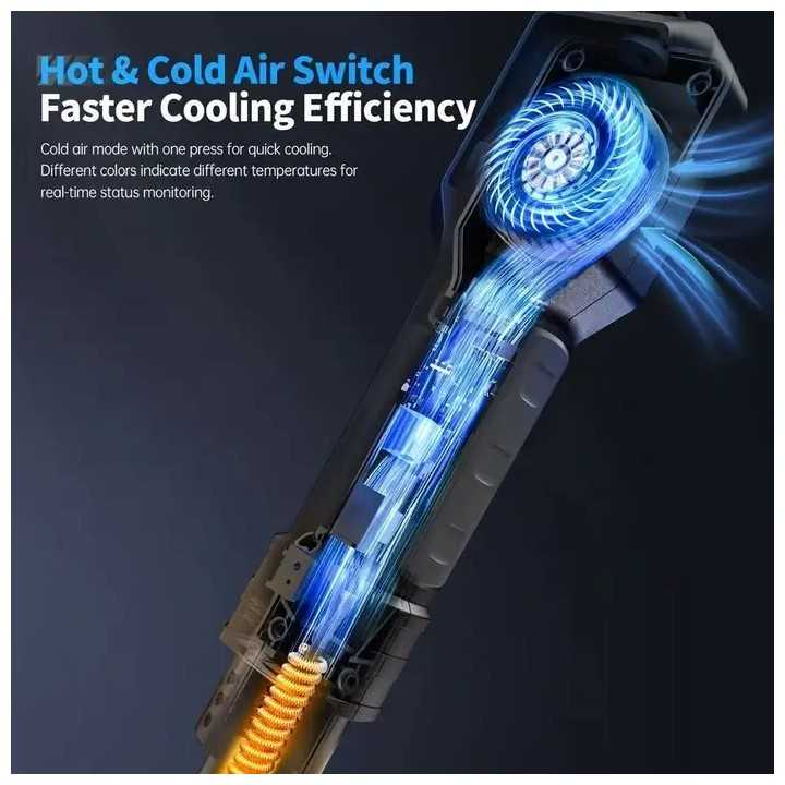 Pistol cu aer cald pentru dezlipit 550W FNIRSI SAG-55 H