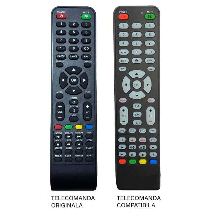 Telecomanda inlocuitoare compatibila TV DenisNetwork 3.0 (672-1)