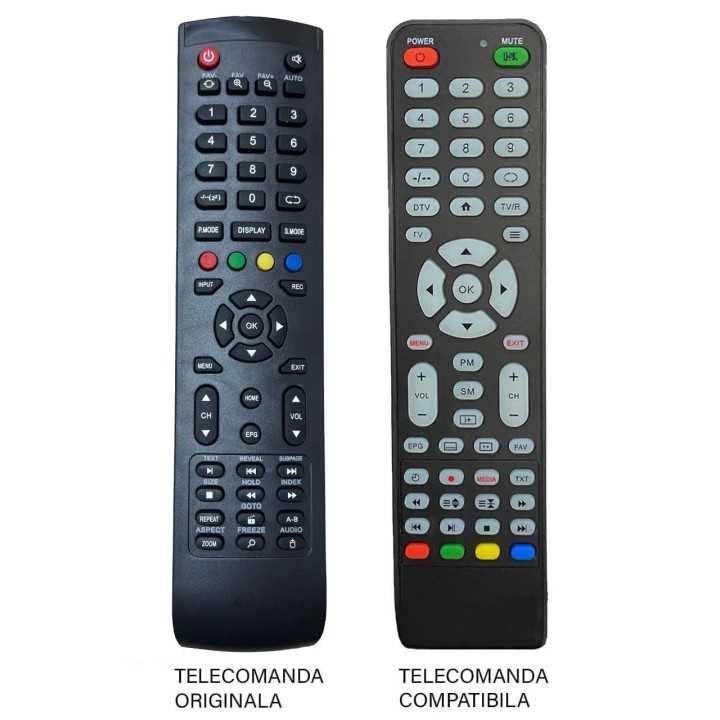 Telecomanda inlocuitoare compatibila TV DenisNetwork 4.0 (672-3)