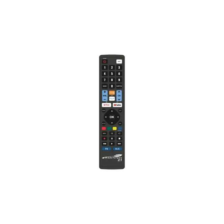 Telecomanda Universala 2:1 MadeForYou programabila prin cablu USB-C pentru TV /SAT /Pay TV /DTT /DVD /VCR /HI-FI /PS2 /Xbox 1770