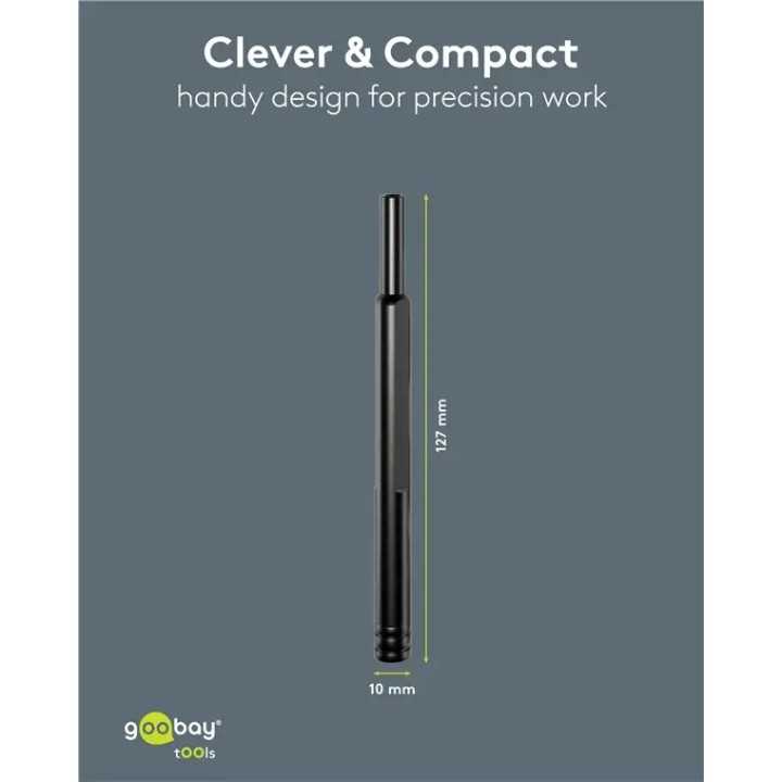 Set surubelnita de inalta calitate cu 24 biti 28mm otel S2 de precizie Goobay 77836