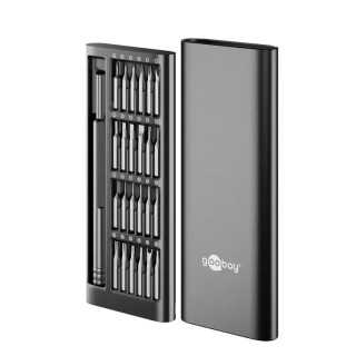 Set surubelnita de inalta calitate cu 24 biti 28mm otel S2 de precizie Goobay 77836