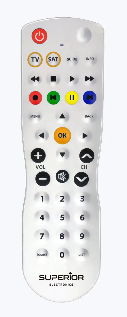 Telecomanda universala pentru TV model Superior SAFE se poate spala (332)
