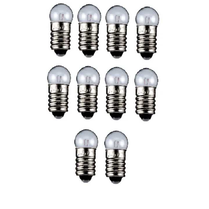 Set 10 becuri E10 12V 100mA glob Goobay 9592-10