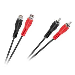 Cablu prelungitor 2x RCA 3m mama-tata Cabletech
