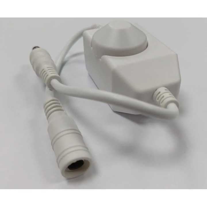 Variator dimmer de tensiune 12V /2A montaj pe fir cu mufa mama-tata 5.5x2.1 mm