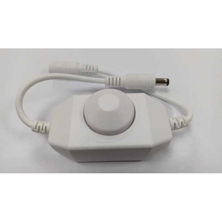 Variator dimmer de tensiune 12V /2A montaj pe fir cu mufa mama-tata 5.5x2.1 mm