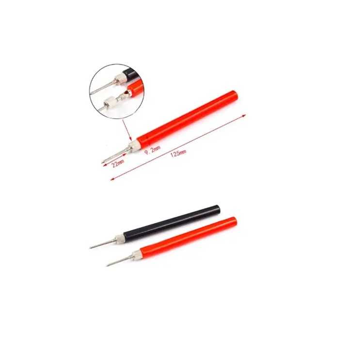 Set tester multimetru rosu si negru fara cablu TESTER5-MULTIMET