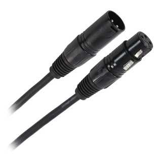 Cablu Professional XLR 3pin DMX mama - XLR 3pin DMX tata 15m PLUGGER PLU CABD XF3XM3 15M0 EAS