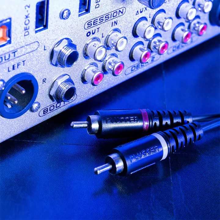 Cablu audio Professional 2x RCA tata - 2x RCA tata 6m PLUGGER PLU CABB RM0RM0 6M00 EAS