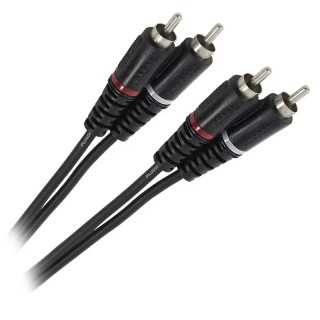 Cablu audio Professional 2x RCA tata - 2x RCA tata 6m PLUGGER PLU CABB RM0RM0 6M00 EAS