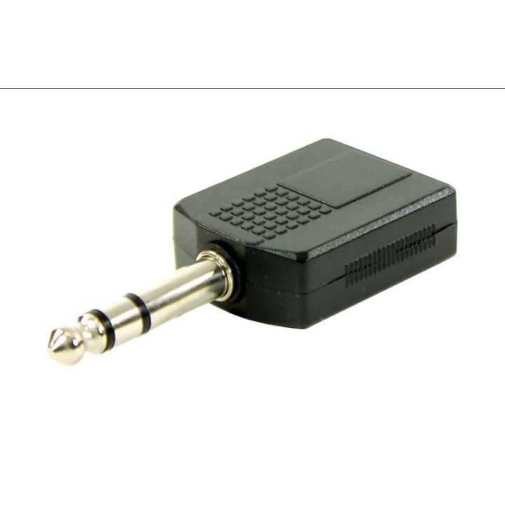 Adaptor audio Professional PLUGGER Jack 6.3 tata mono - 2 x Jack 6.3 mama mono PLU ADAP JFMJMM EAS