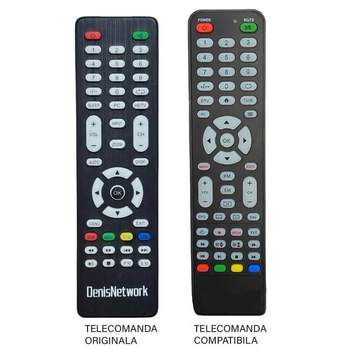 Telecomanda inlocuitoare compatibila TV DenisNetwork 7.0 (567-4)