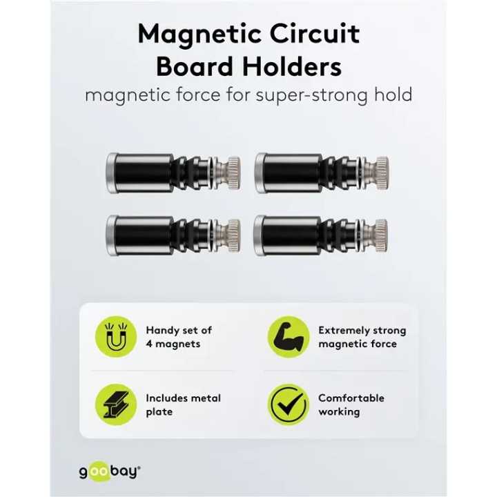 Suporturi pentru placi magnetice de circuit Goobay 77997