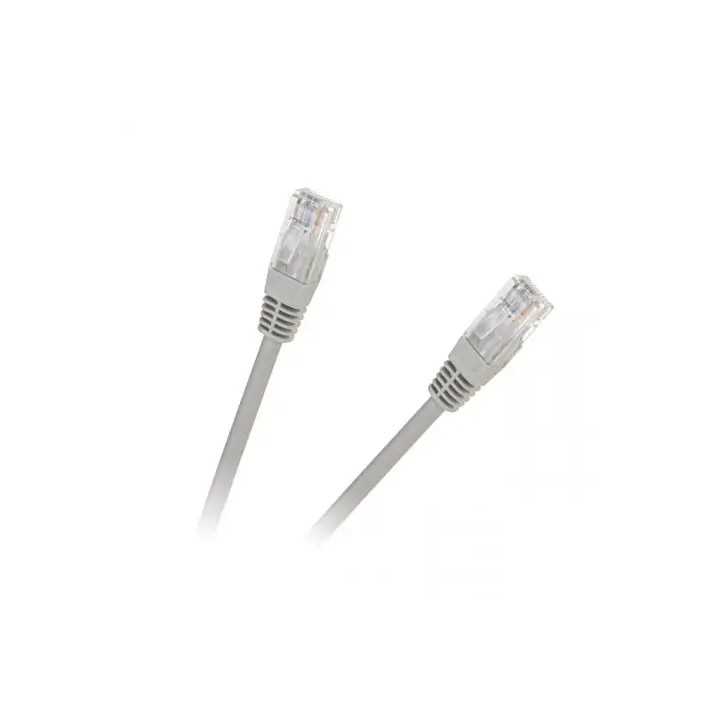 Cablu retea CAT6 UTP patchcord 2x RJ45 5m CCA gri
