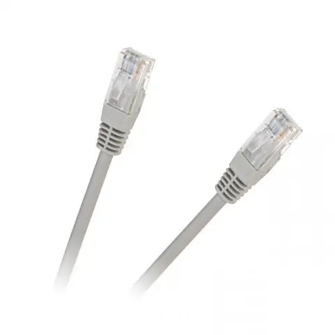 Cablu retea CAT6 UTP patchcord 2x RJ45 5m CCA gri