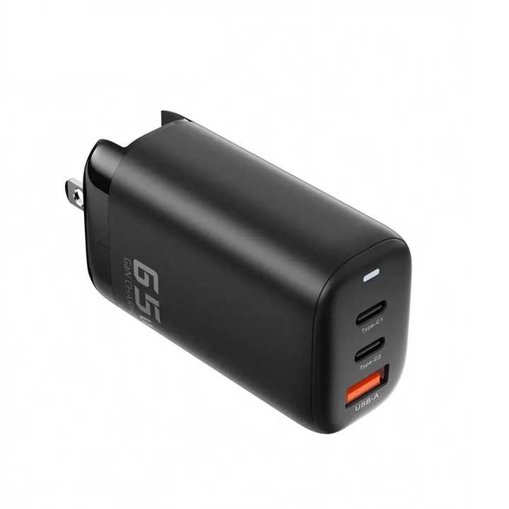 Alimentator 2x USB-C 3.1 + USB3.0 PD 3.0 65W + 3 adaptoare pentru calatorii