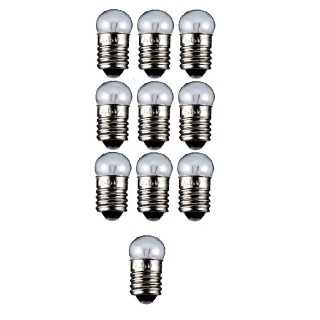 Set 10 becuri E10 6V 400mA tip glob incandescent Goobay 9581-10