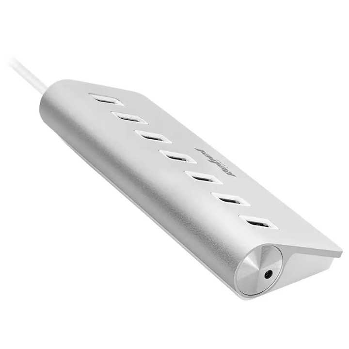 Hub USB 3.0 7 porturi Plug&Play OTG Rebel KOM1091