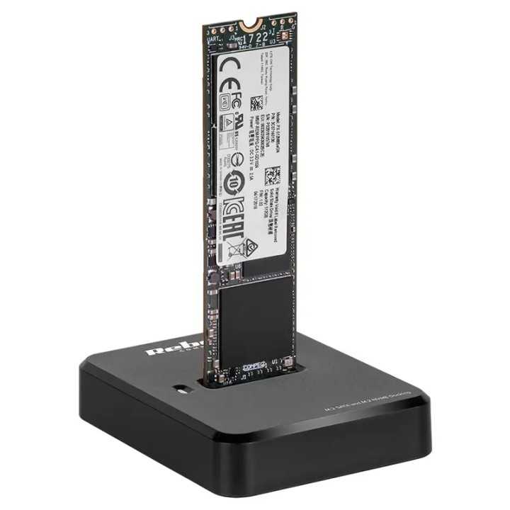 Docking Station M.2 SATA (NGFF) /M.2 NVMe (PCIe) /M-Key / B+M Key Plug&Play 2TB Rebel KOM01042