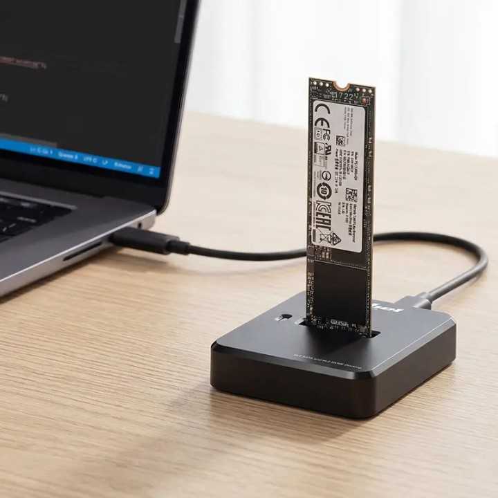 Docking Station M.2 SATA (NGFF) /M.2 NVMe (PCIe) /M-Key / B+M Key Plug&Play 2TB Rebel KOM01042