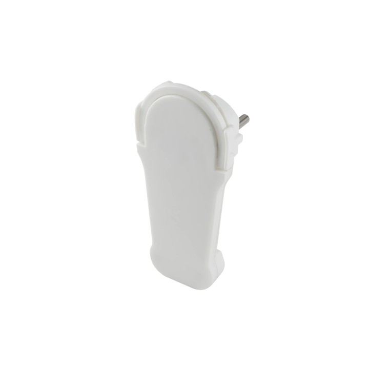Stecher conector plat cu inel 16A /3680W cu pamantare alb Home NV FP 2