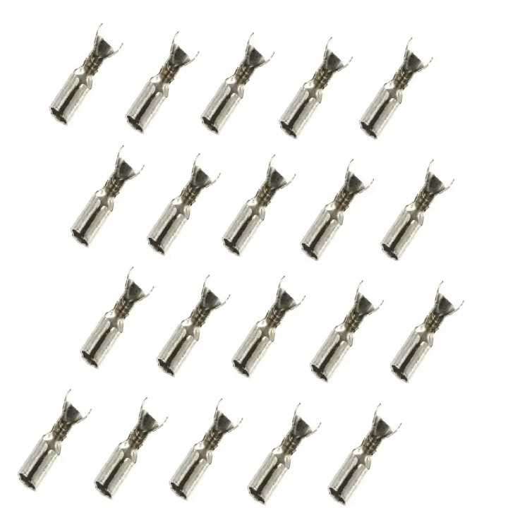 Set 20 papuci electrici mama 2.8x0.5mm cositoriti pentru cablu 0.5-1mm2 Somogyi Electronic KSH 2,8-0,5/Sn-20