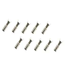 Set 10 papuci electrici mama 2.8x0.5mm cositoriti pentru cablu 0.5-1mm2 Somogyi Electronic KSH 2,8-0,5/Sn-10