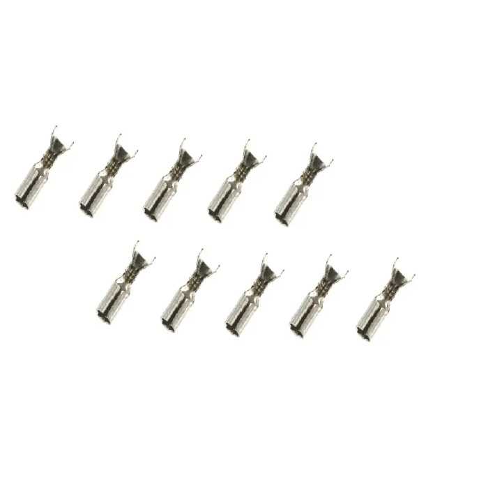 Set 10 papuci electrici mama 2.8x0.5mm cositoriti pentru cablu 0.5-1mm2 Somogyi Electronic KSH 2,8-0,5/Sn-10